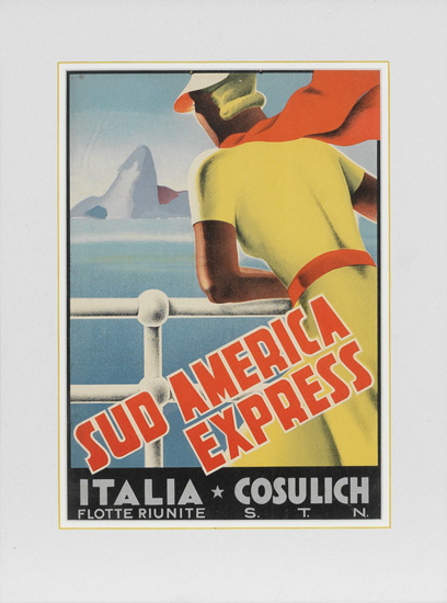 (ITALIAN LINE.) Sud America Express / Italia / Cosulich / Flotta Riunite / S.T.N.